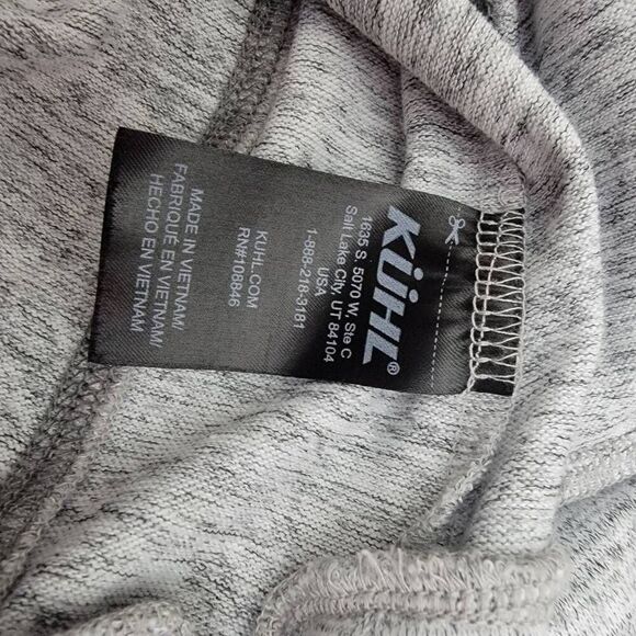 Kuhl Lea Sweater Size Medium Pullover Gray Funnel Neck - Picture 7 of 7
